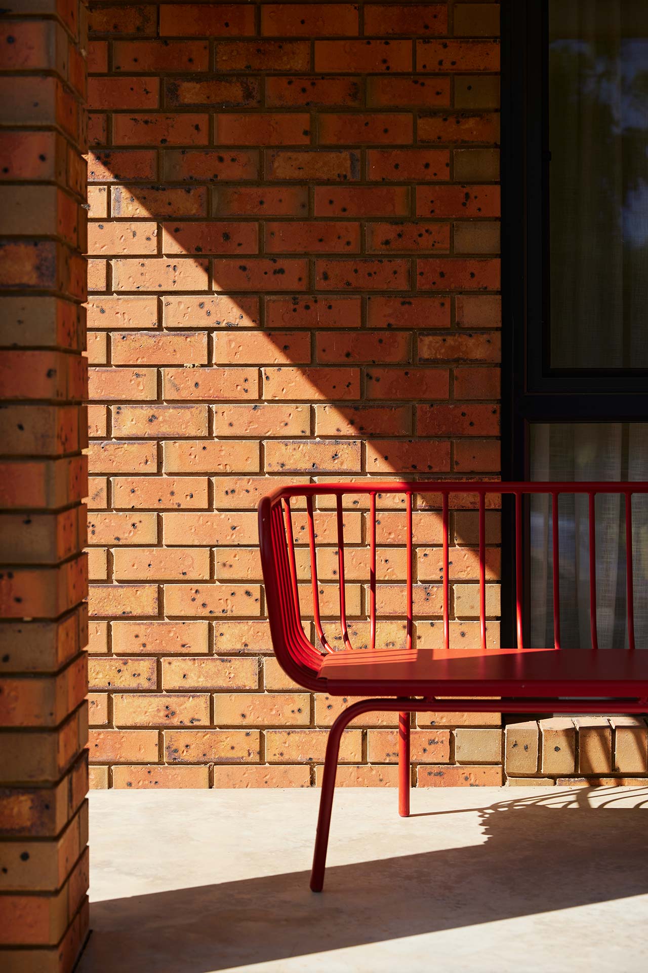 Lodge Lodge Brick Porch Bench Lodge Lodge Brick Porch Bench